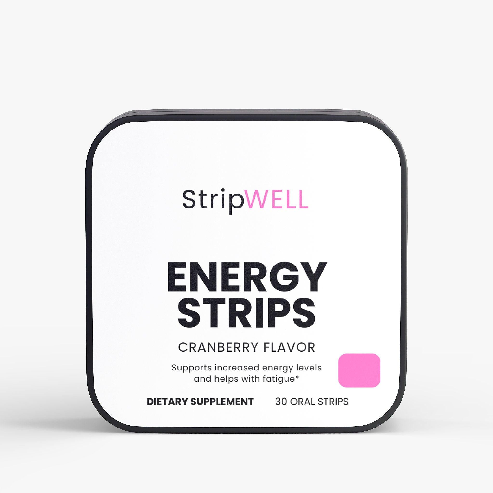 Energy Strips | Green Tea, B12 | Oral Strips | 30 Strips — Oral Strips | StripsWell