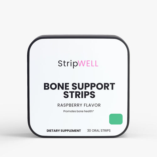 Bone Support Strips | Calcium, D3 | Oral Strips | 30 Strips — Oral Strips | StripsWell