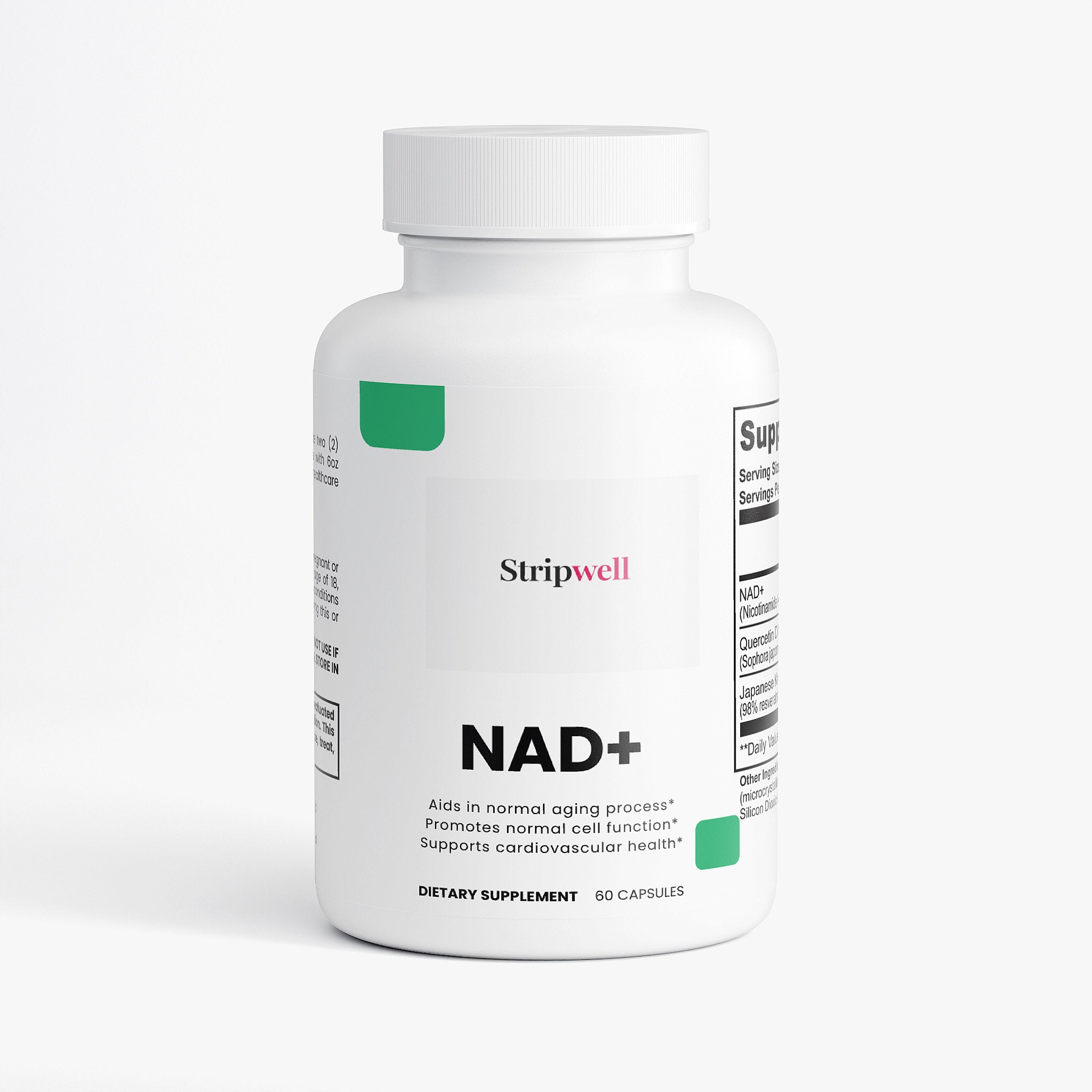 NAD+ - NAD+ (Nicotinamide Adenine Dinucleotide) — StripsWell oral dissolving strips, made in the USA