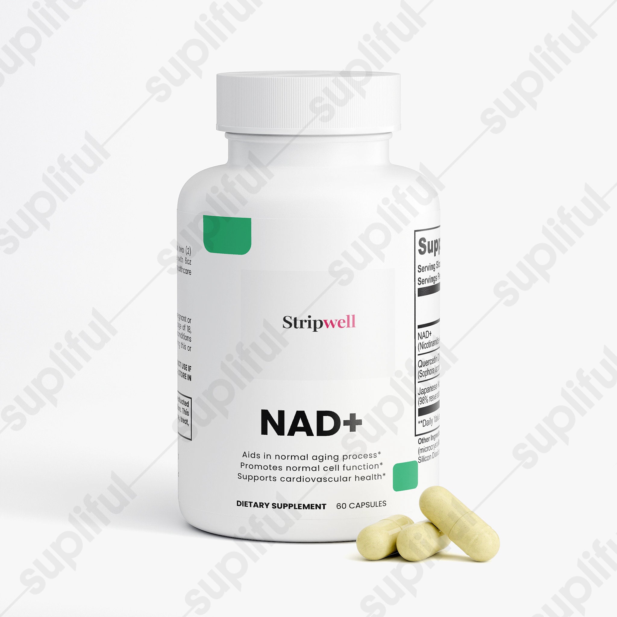 NAD+ - NAD+ (Nicotinamide Adenine Dinucleotide) — StripsWell oral dissolving strips, made in the USA