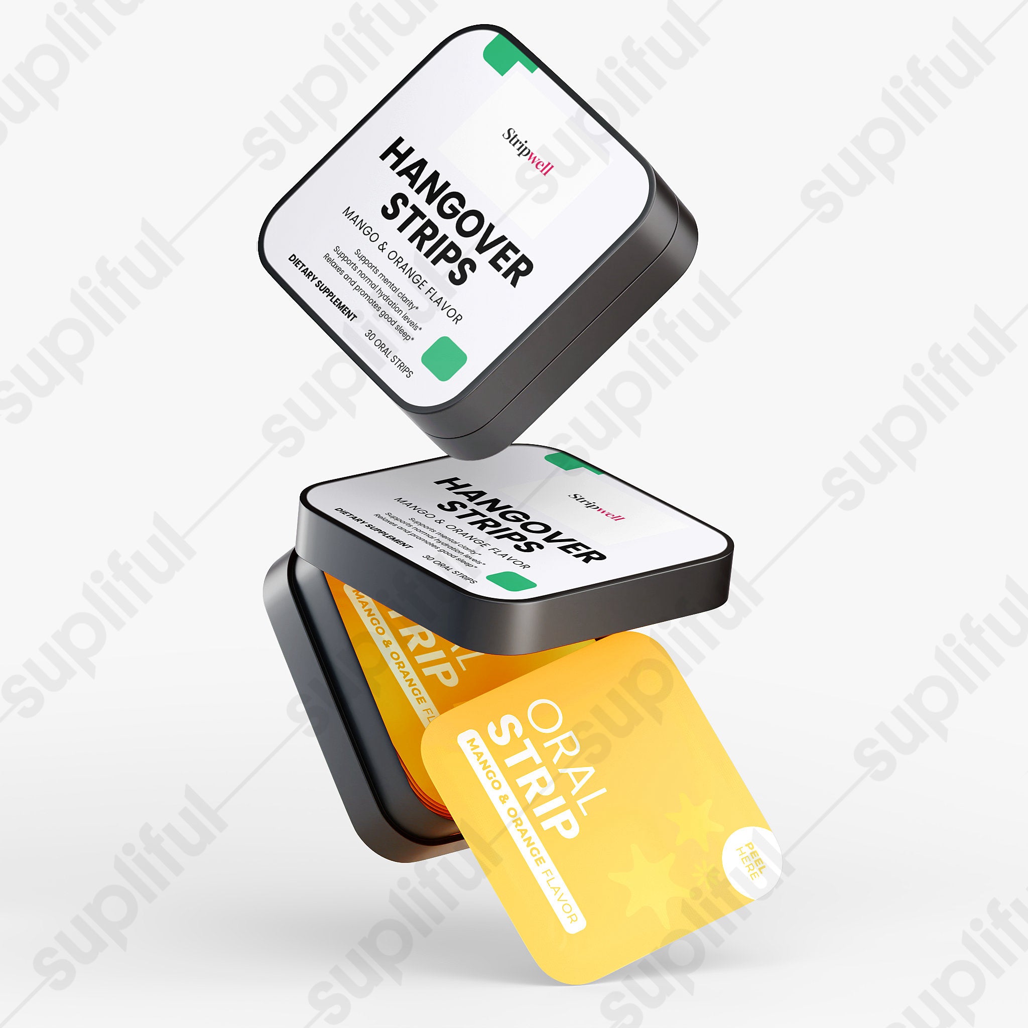 Hangover Strips - Pheonix Dactylifera extract, Curcuma Longa extract, Andrographis paniculate extract, Cichorium intybus