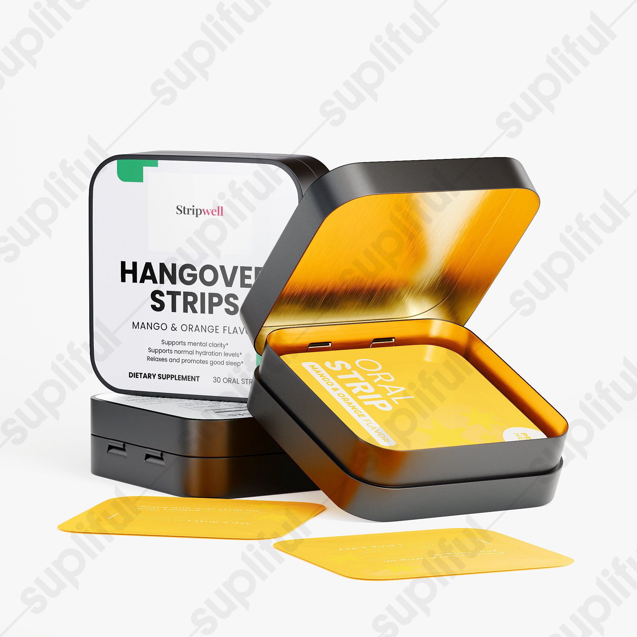 Hangover Strips - Pheonix Dactylifera extract, Curcuma Longa extract, Andrographis paniculate extract, Cichorium intybus