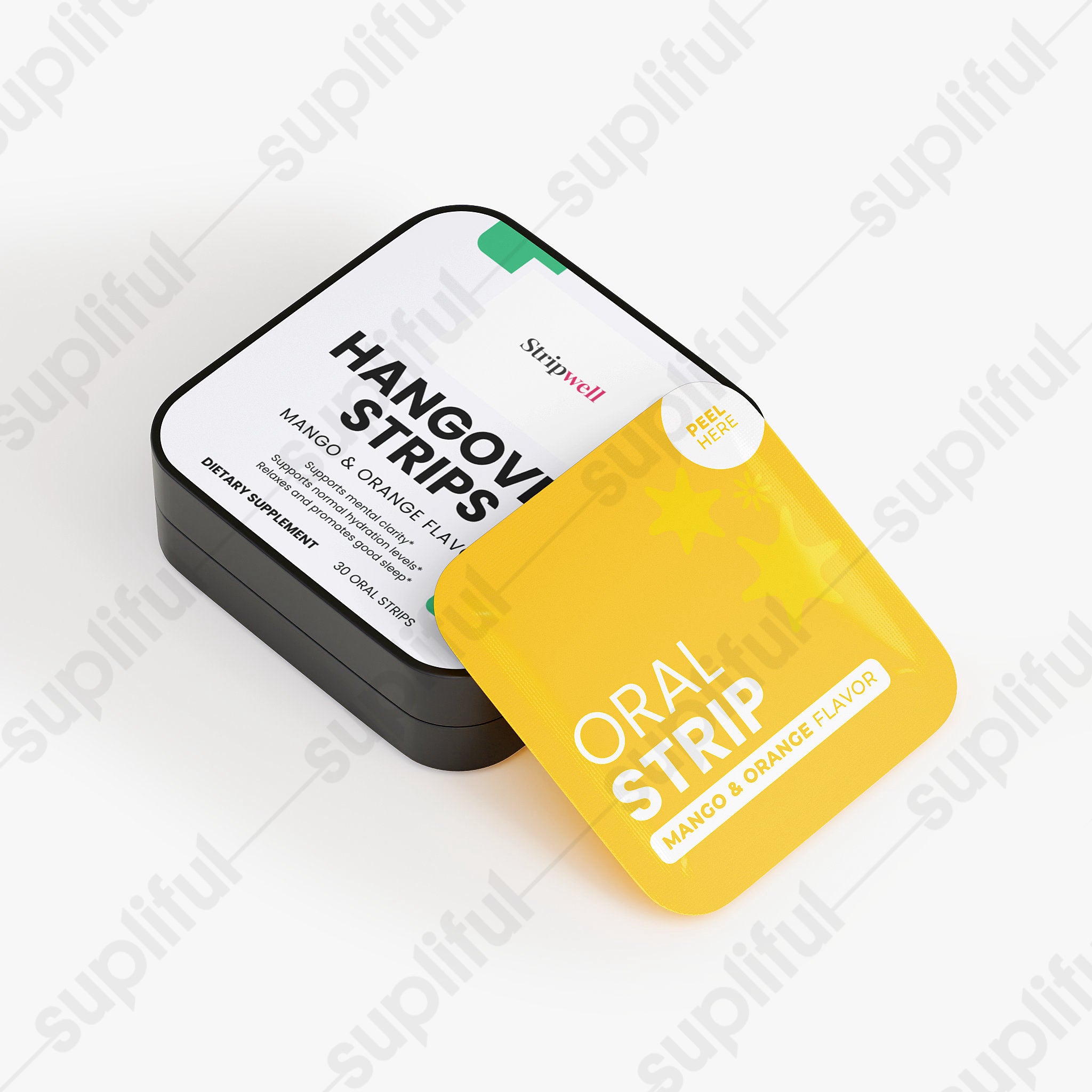 Hangover Strips - Pheonix Dactylifera extract, Curcuma Longa extract, Andrographis paniculate extract, Cichorium intybus