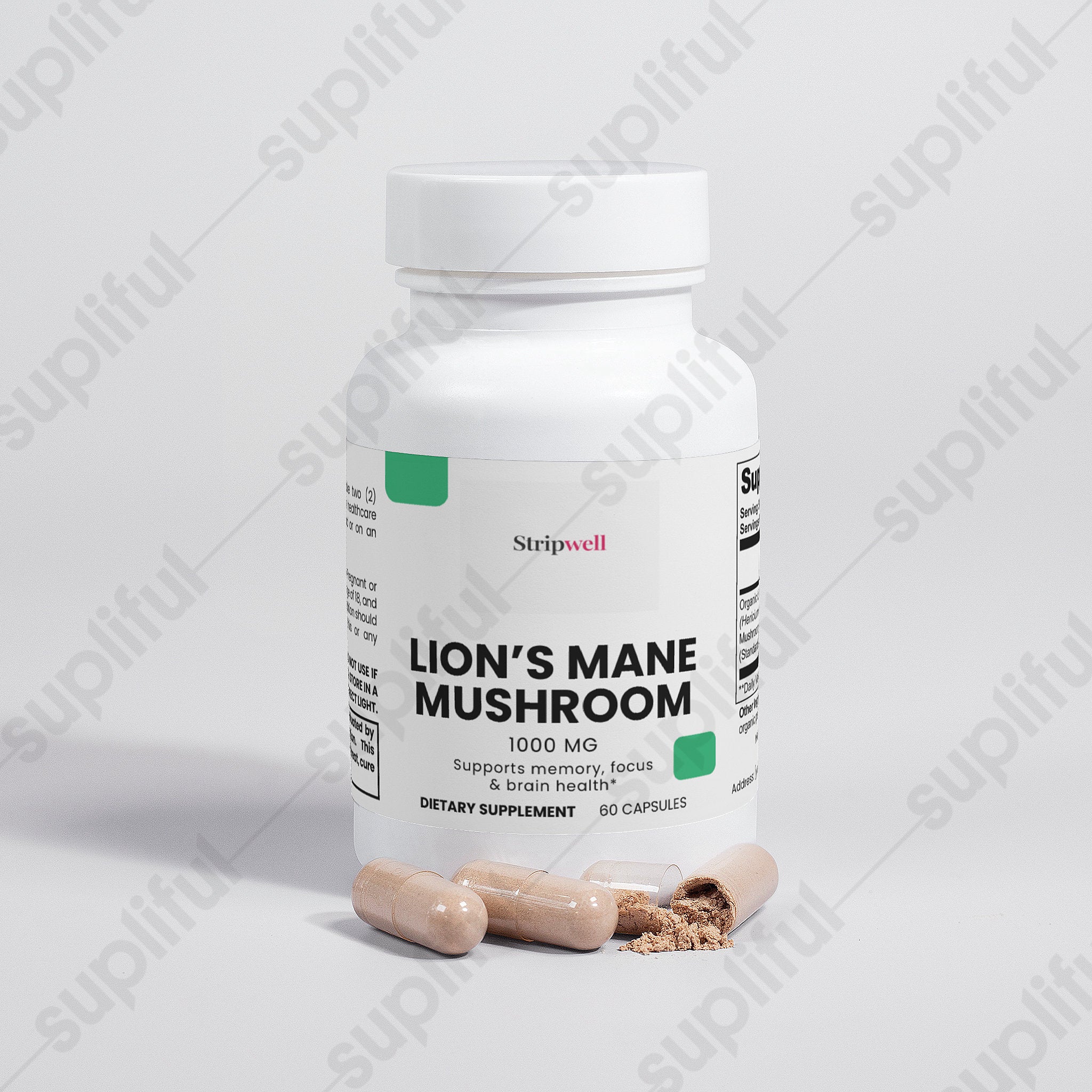 Lion's Mane Mushroom — StripsWell oral dissolving strips, made in the USA