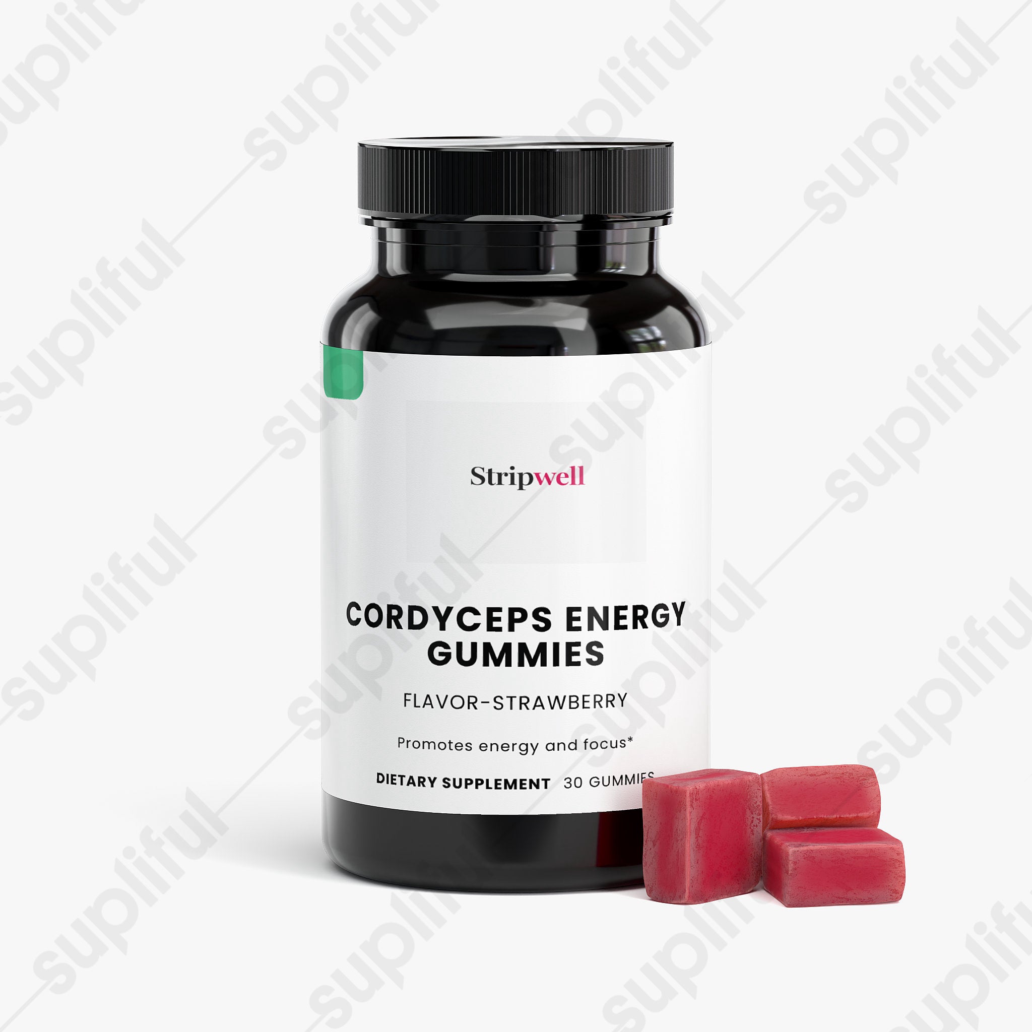 Cordyceps Energy Gummies — StripsWell oral dissolving strips, made in the USA