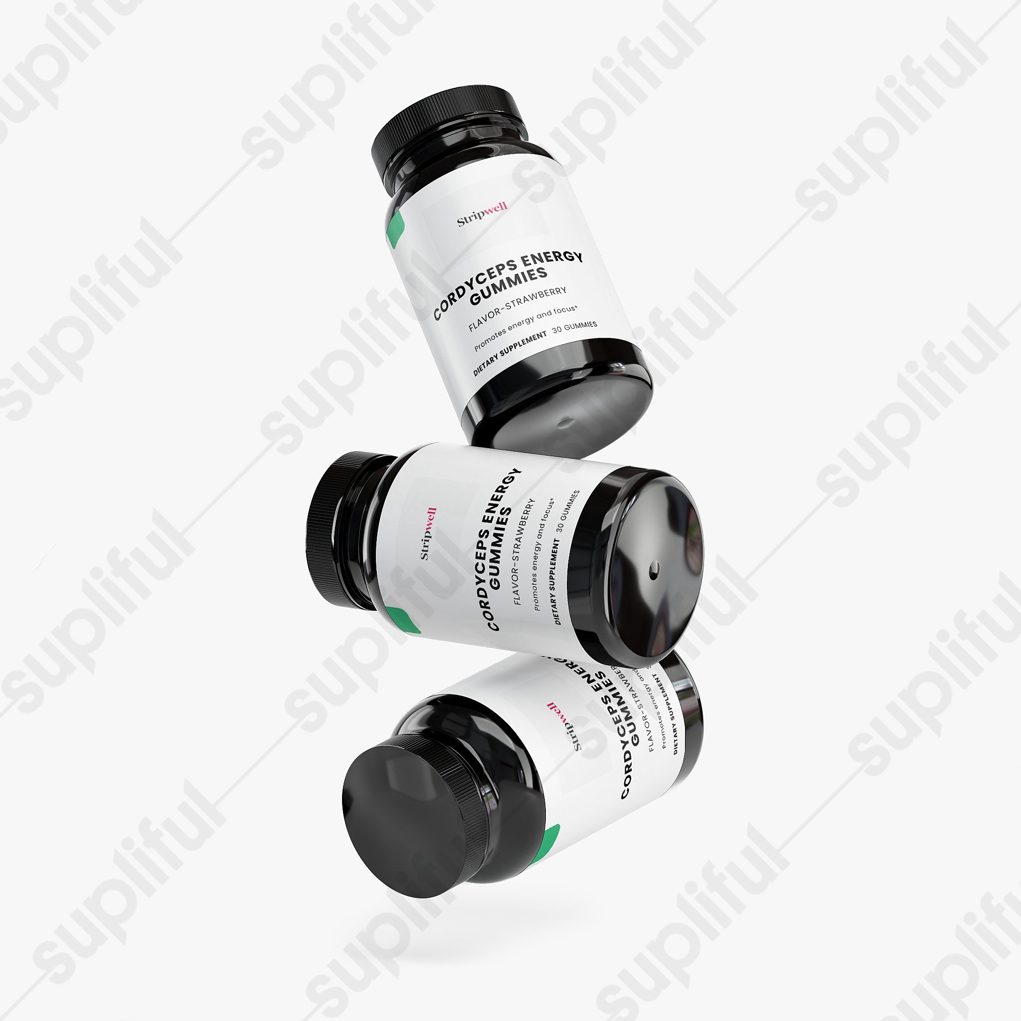 Cordyceps Energy Gummies — StripsWell oral dissolving strips, made in the USA