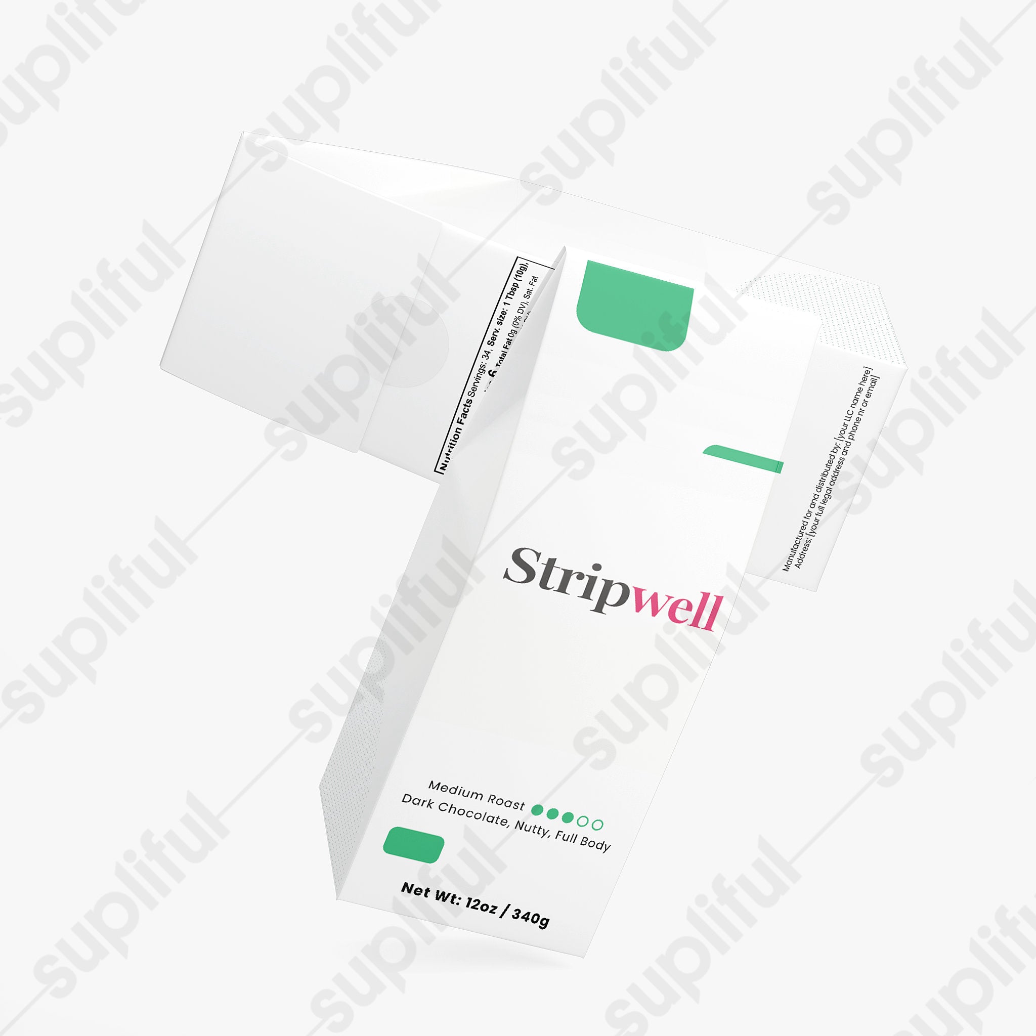 Vitality Mushroom Coffee (Medium Roast) — StripsWell oral dissolving strips, made in the USA