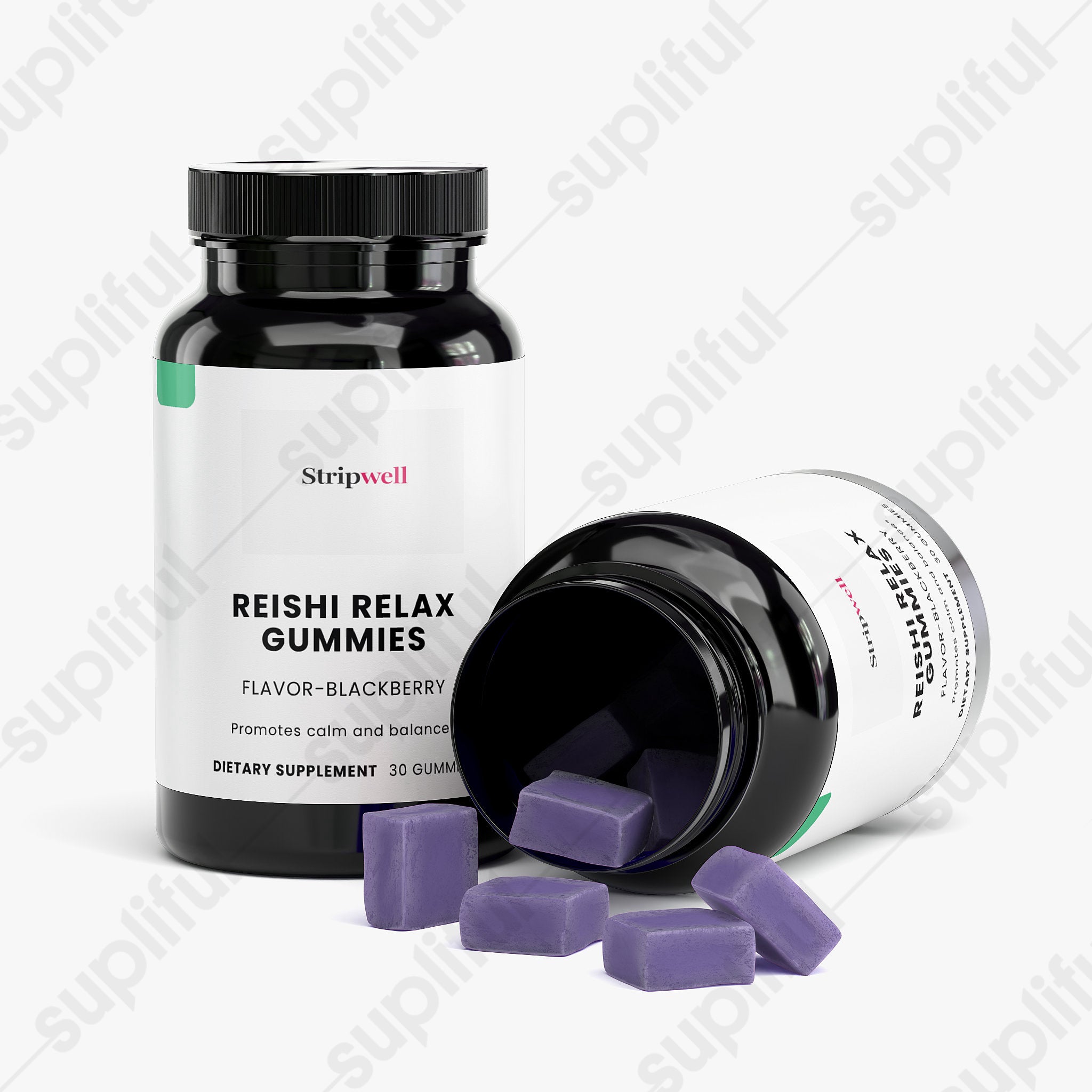 Reishi Relax Gummies — StripsWell oral dissolving strips, made in the USA