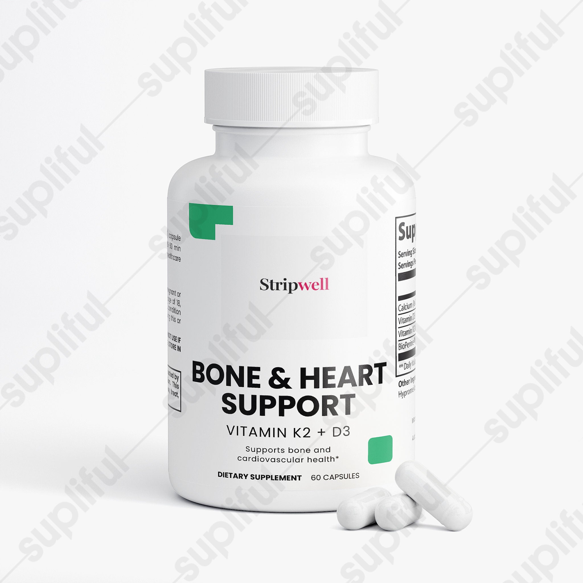 Bone & Heart Support — Oral Strips (view 4) | StripsWell