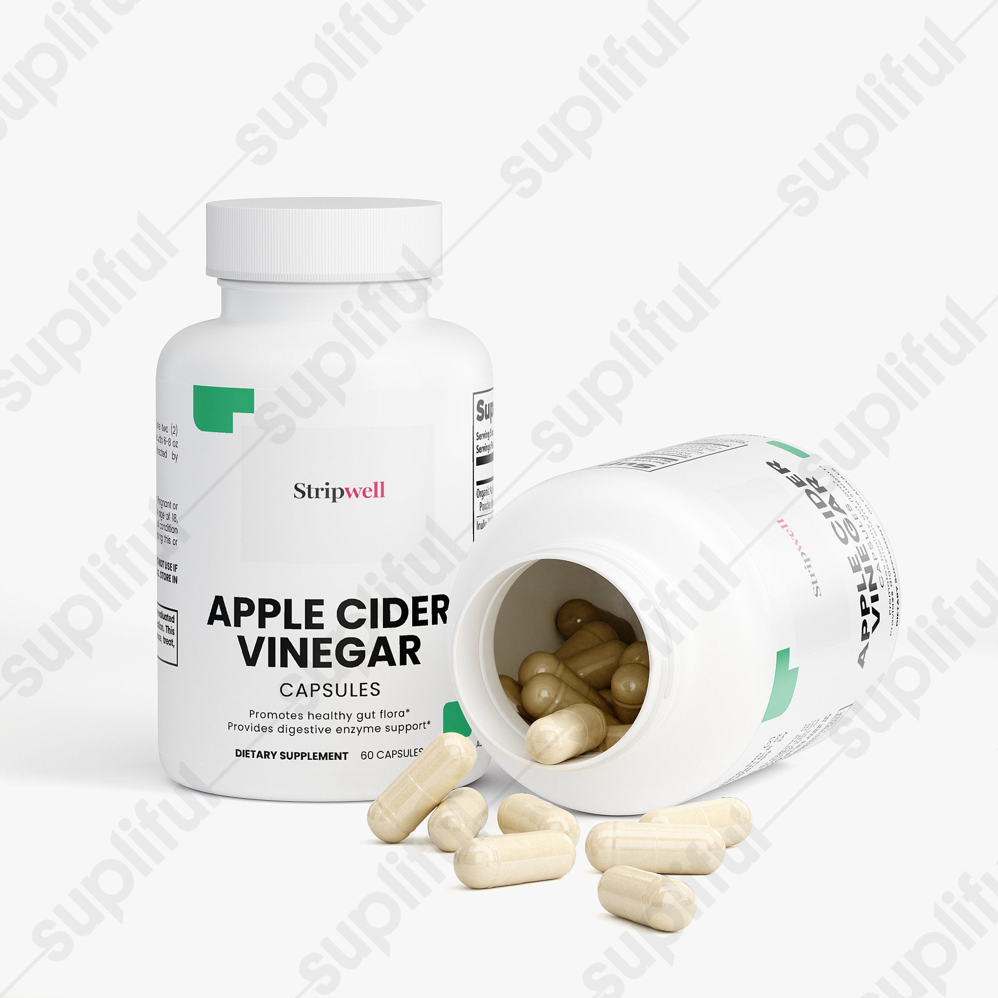 Apple Cider Vinegar Capsules — Digestive Support — StripsWell oral dissolving strips, made in the USA