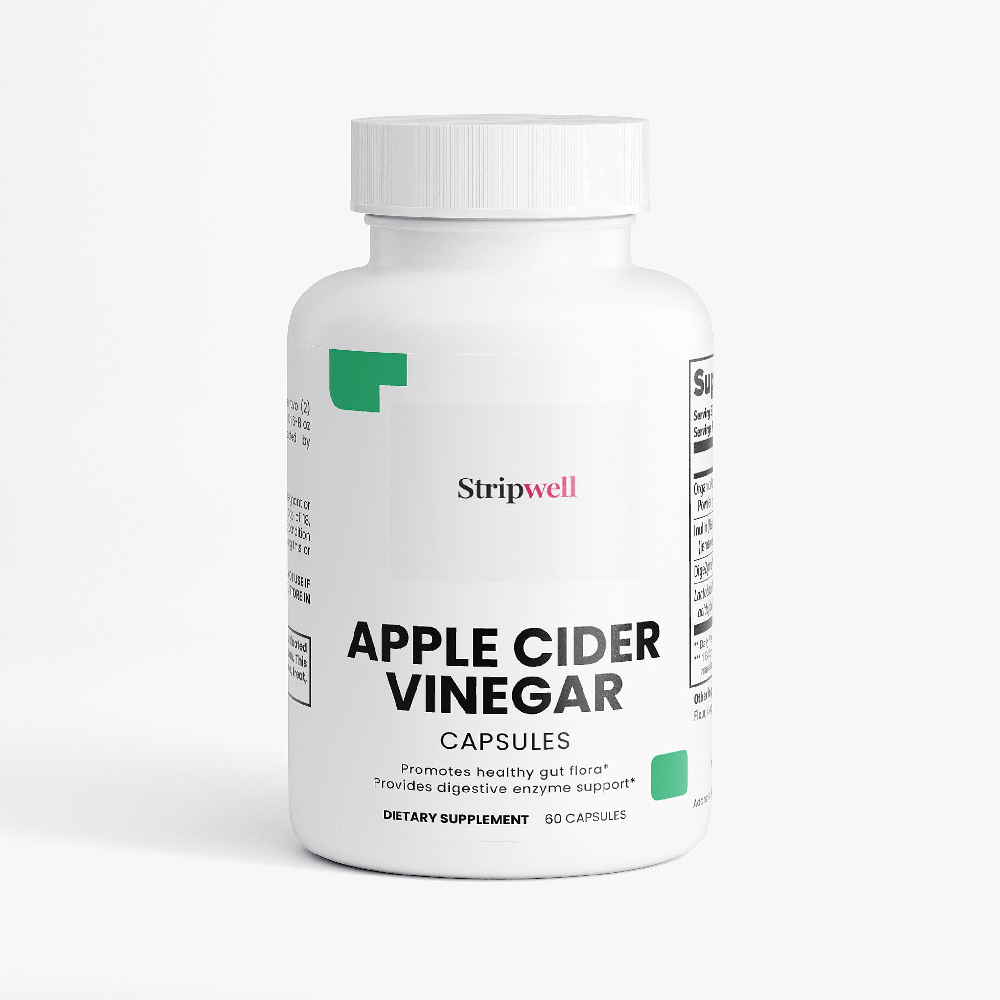 Apple Cider Vinegar Capsules — Digestive Support — StripsWell oral dissolving strips, made in the USA