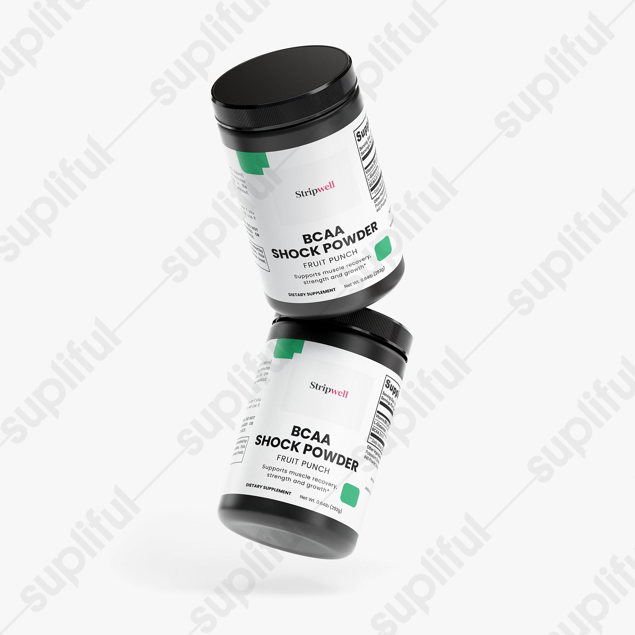 BCAA Shock Powder (Fruit Punch) — Oral Strips (view 5) | StripsWell