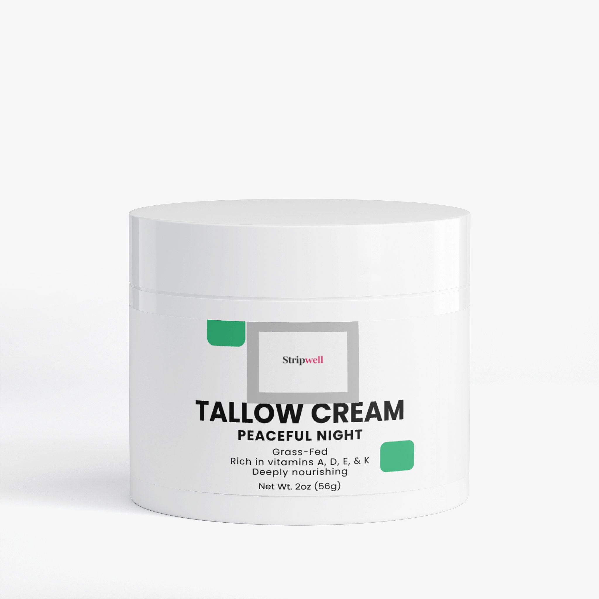 Tallow Cream Peaceful Night — StripsWell oral dissolving strips, made in the USA