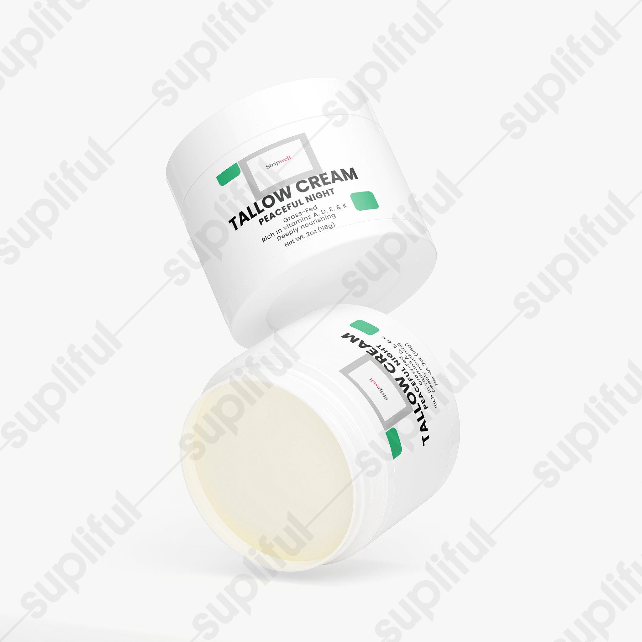 Tallow Cream Peaceful Night — StripsWell oral dissolving strips, made in the USA