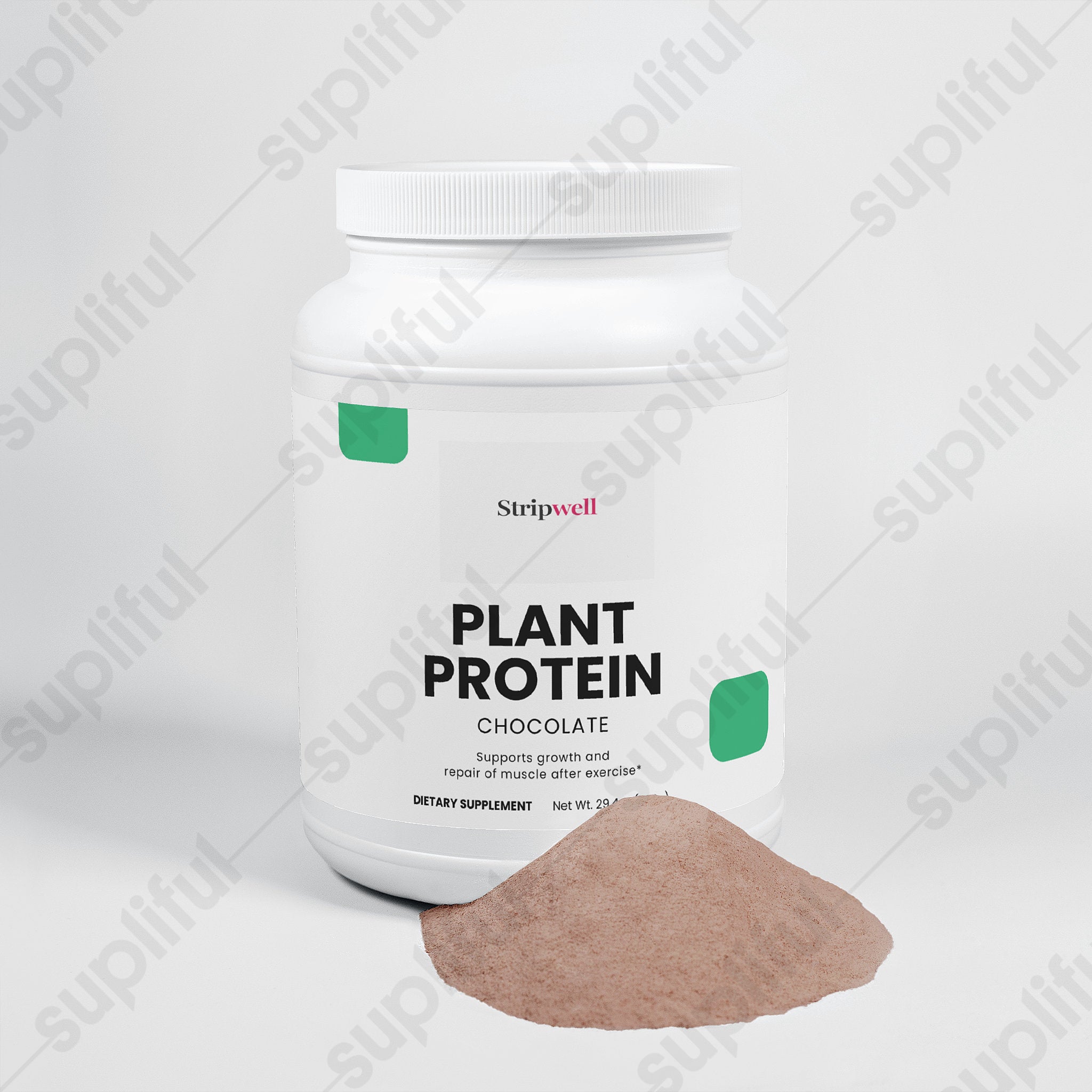 Plant Protein (Chocolate) — Proteins — StripsWell oral dissolving strips, made in the USA