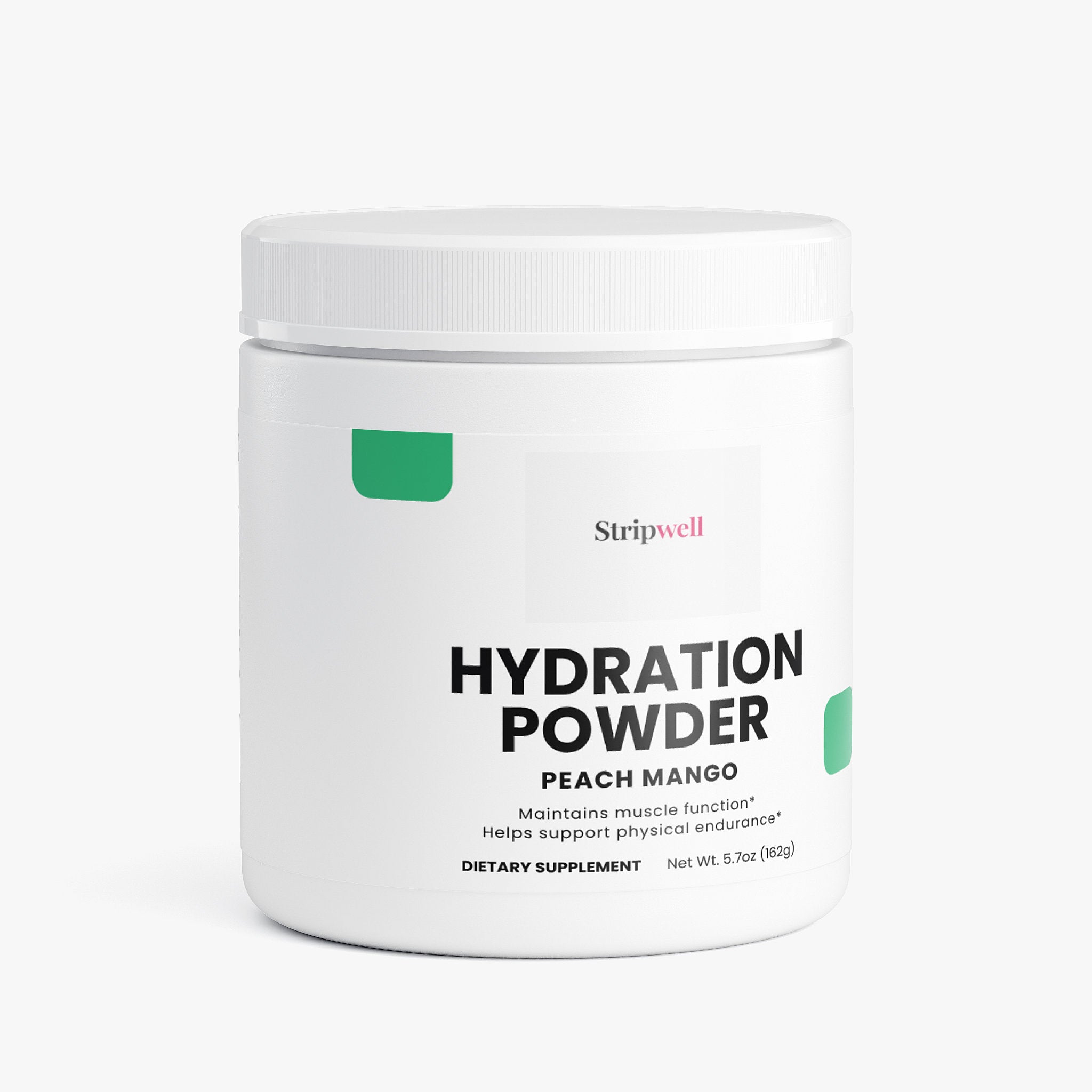 Hydration Powder (Peach Mango) — Intra-Workout Supplements — StripsWell oral dissolving strips, made in the USA