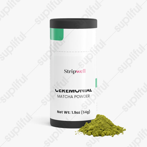 Ceremonial Matcha Powder | Ceremonial Matcha, Green Tea | Powder | 100g — Powder (view 2) | StripsWell