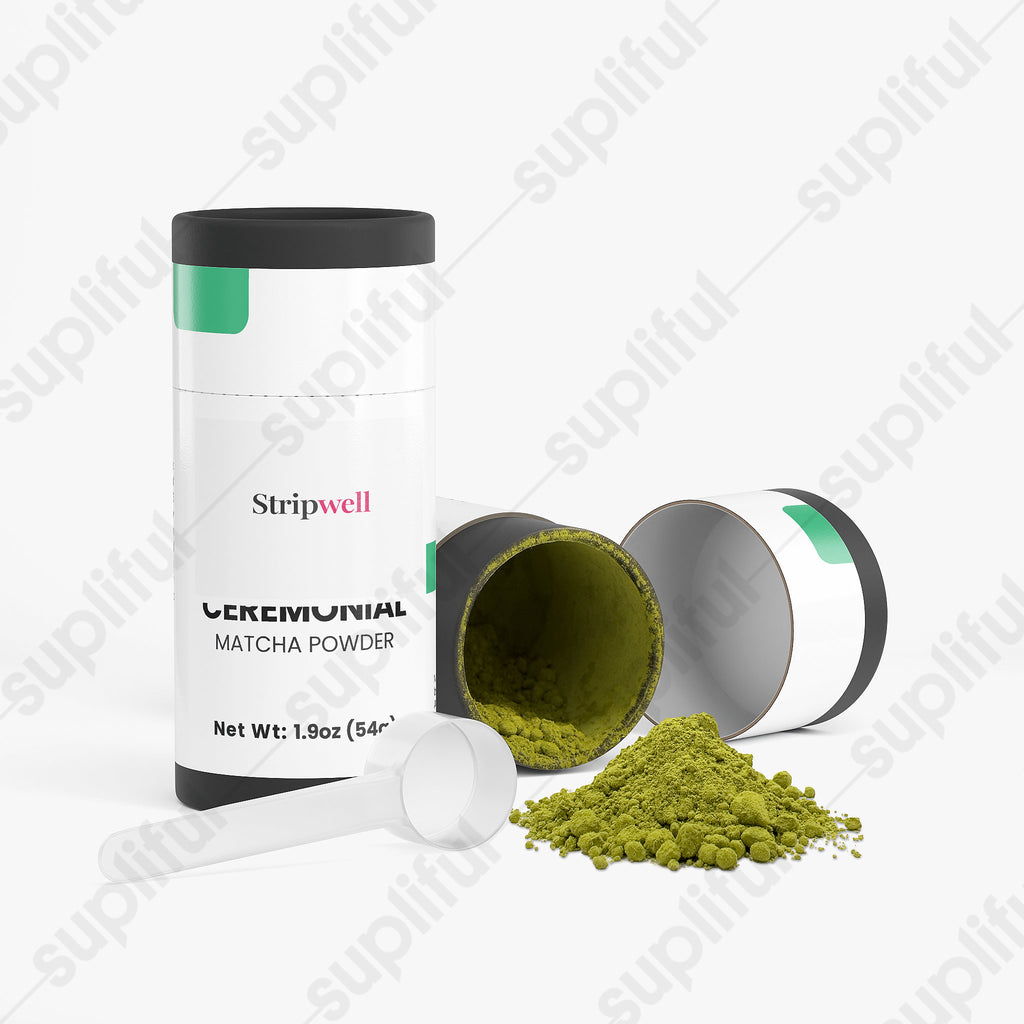 Ceremonial Matcha Powder | Ceremonial Matcha, Green Tea | Powder | 100g — Powder (view 3) | StripsWell