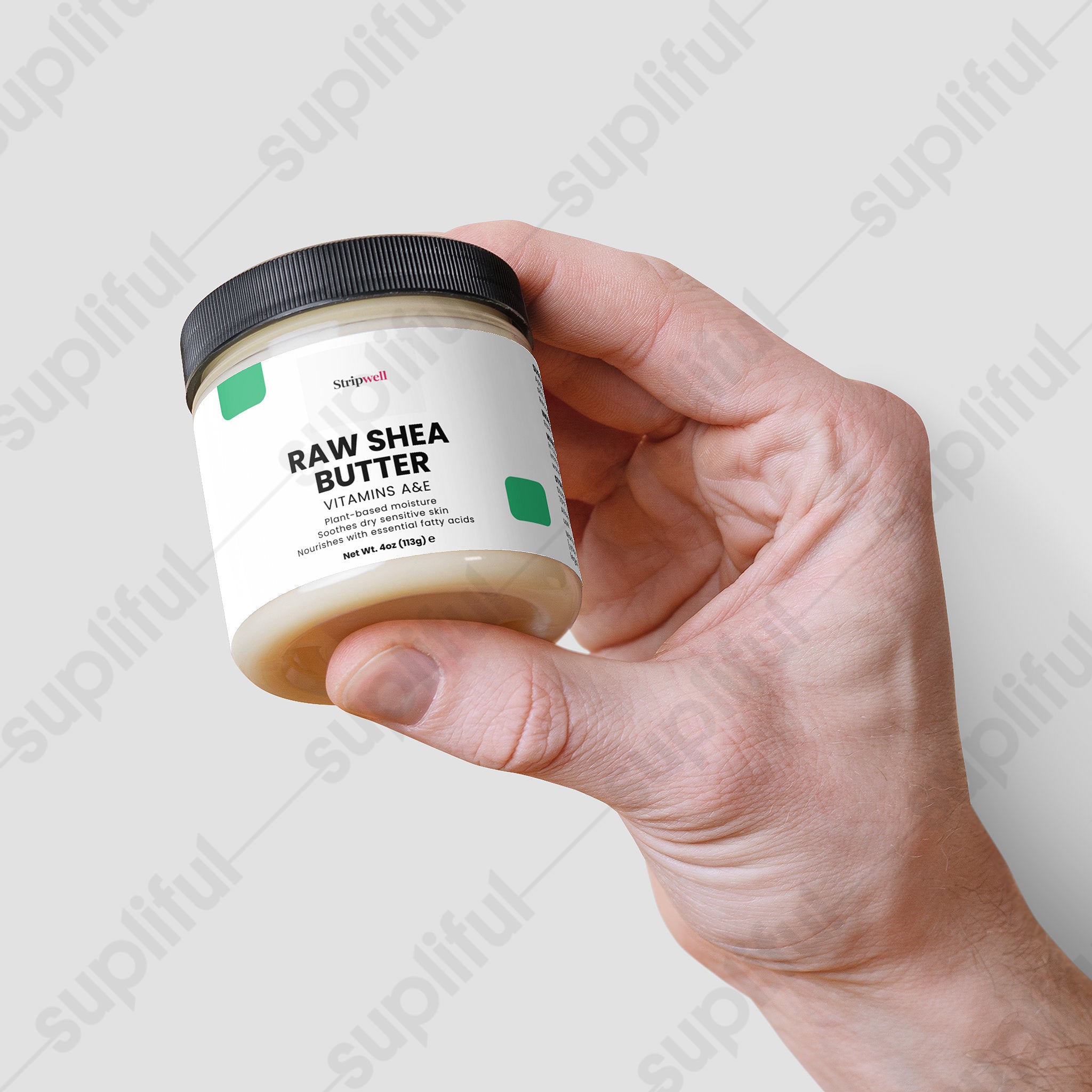 Raw Shea Butter | Raw Shea, Organic | Butter | 200g — Topical (view 5) | StripsWell