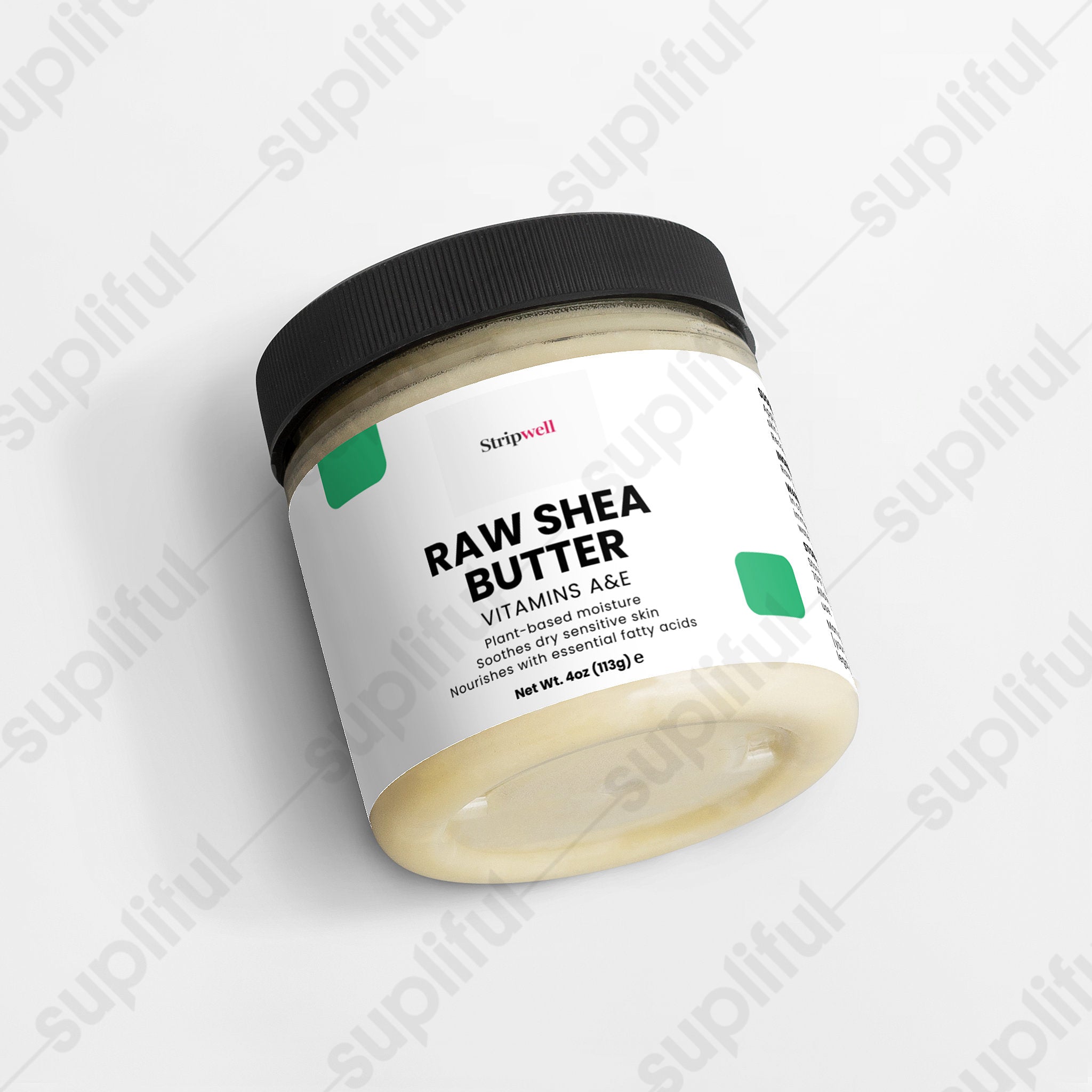 Raw Shea Butter | Raw Shea, Organic | Butter | 200g — Topical (view 2) | StripsWell