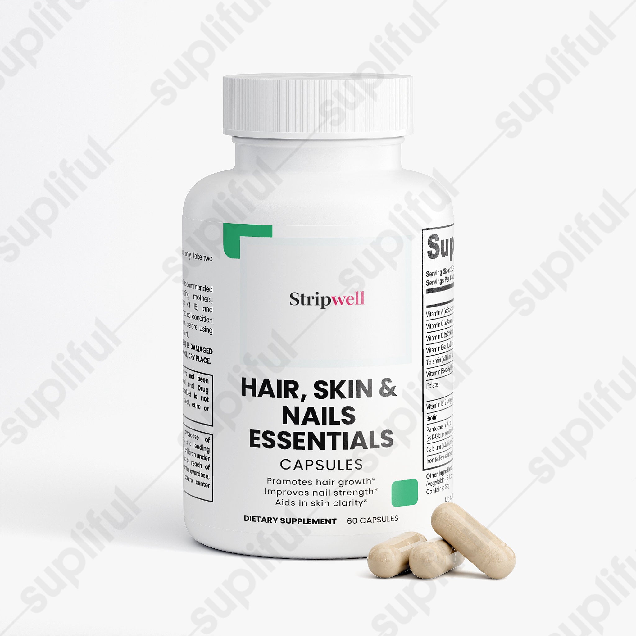 Hair, Skin and Nails Essentials — Oral Strips (view 4) | StripsWell