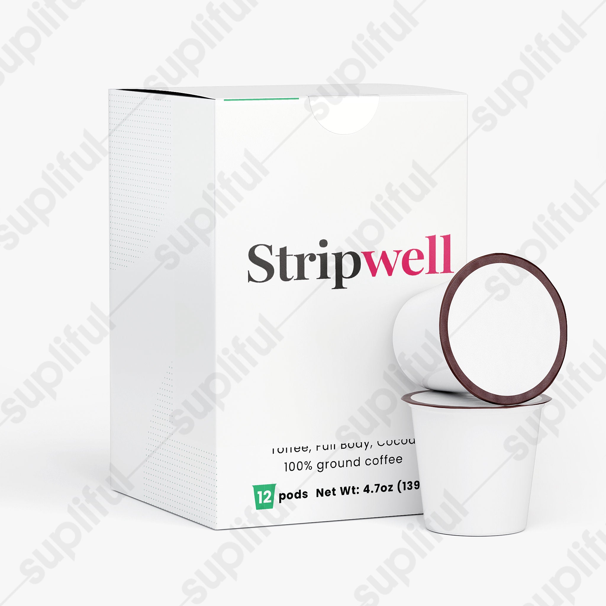 Molten Caramel Coffee Pods (Dark Roast) — Powder (view 2) | StripsWell
