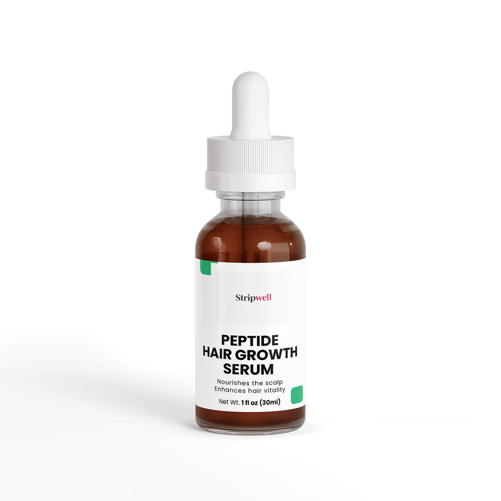 Peptide Hair Growth Serum | Copper Peptides, Biomimetic | Serum | 30mL — Topical | StripsWell