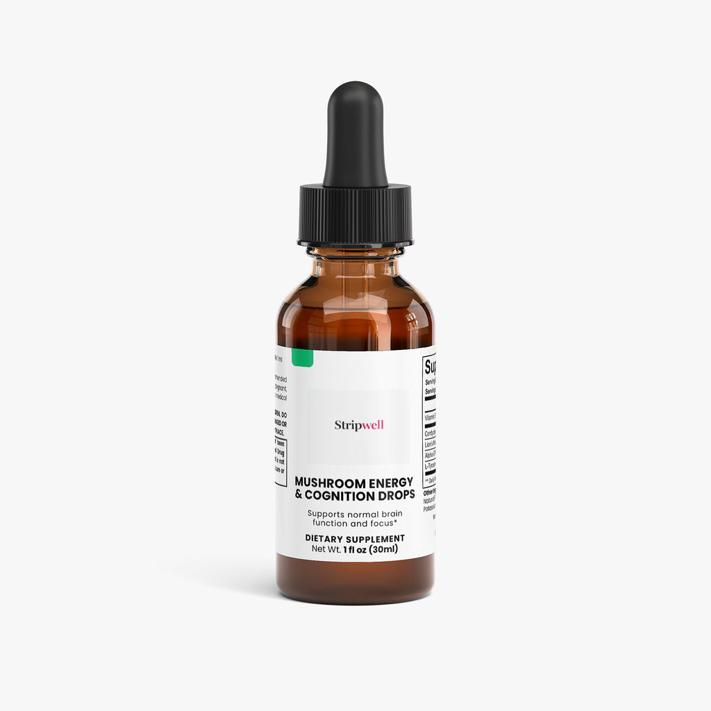 Mushroom Energy & Cognition Drops — Oral Strips | StripsWell