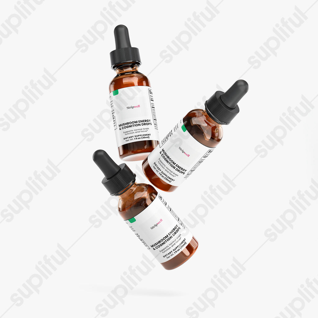 Mushroom Energy & Cognition Drops — Oral Strips (view 5) | StripsWell