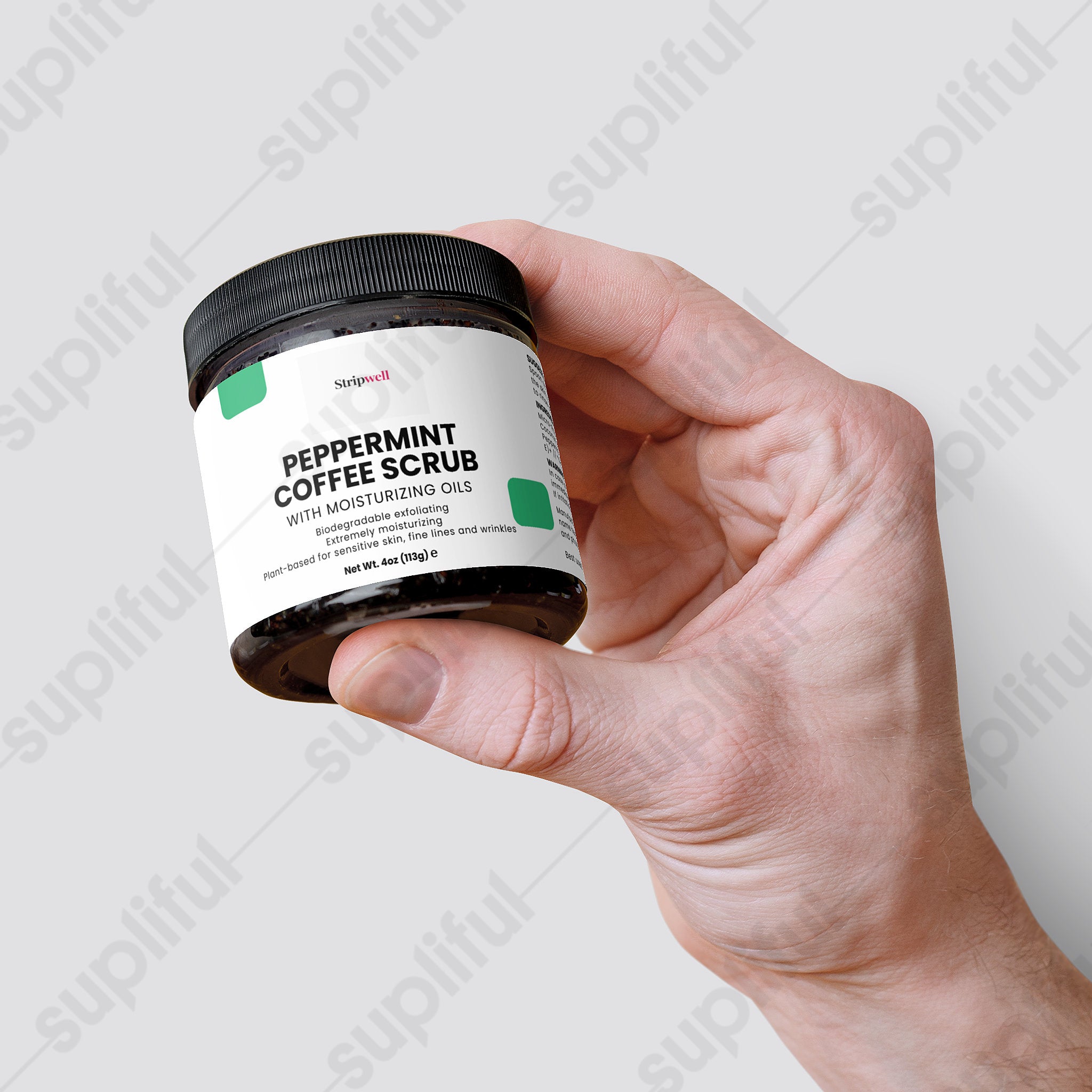 Peppermint Coffee Scrub — Topical (view 4) | StripsWell