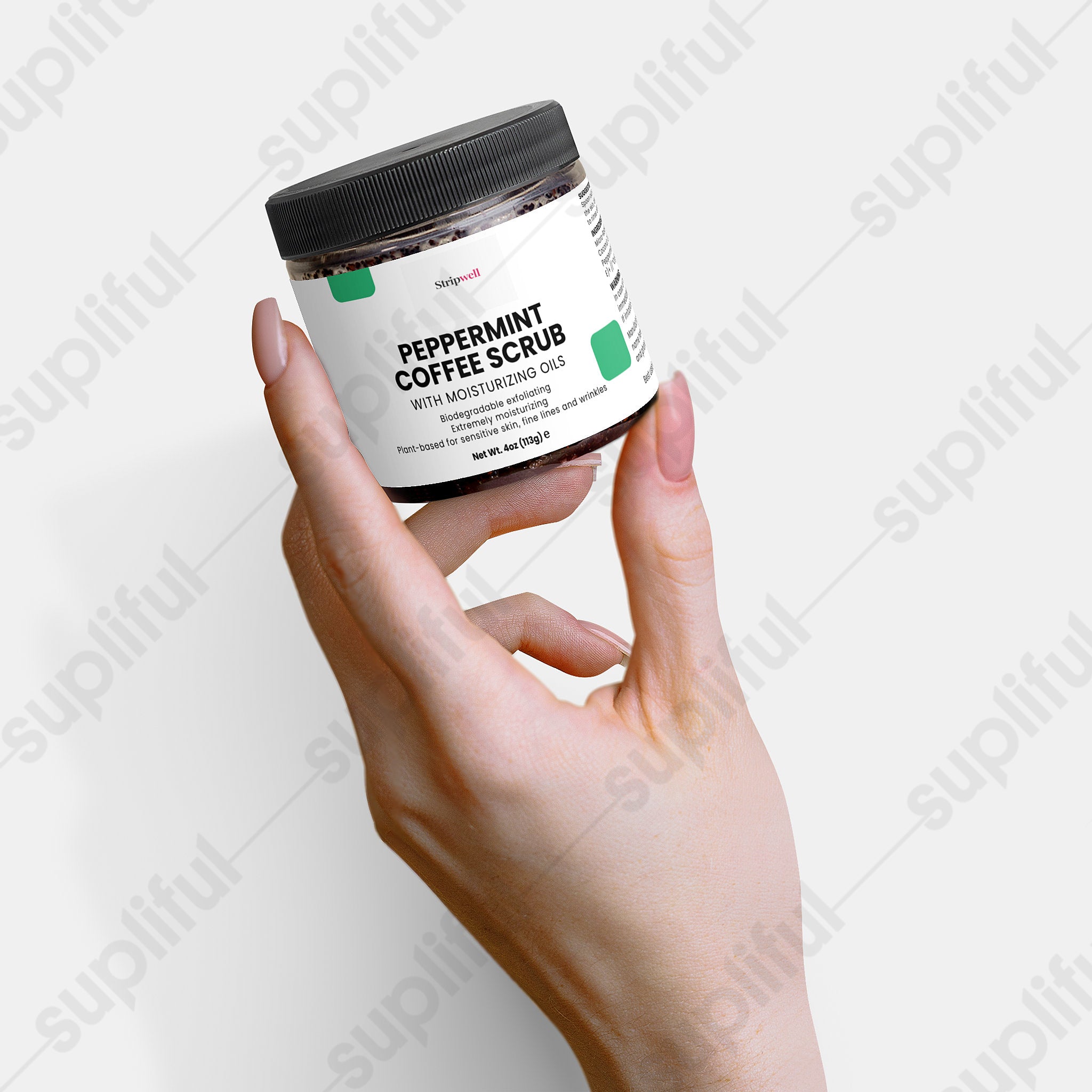 Peppermint Coffee Scrub — Topical (view 3) | StripsWell