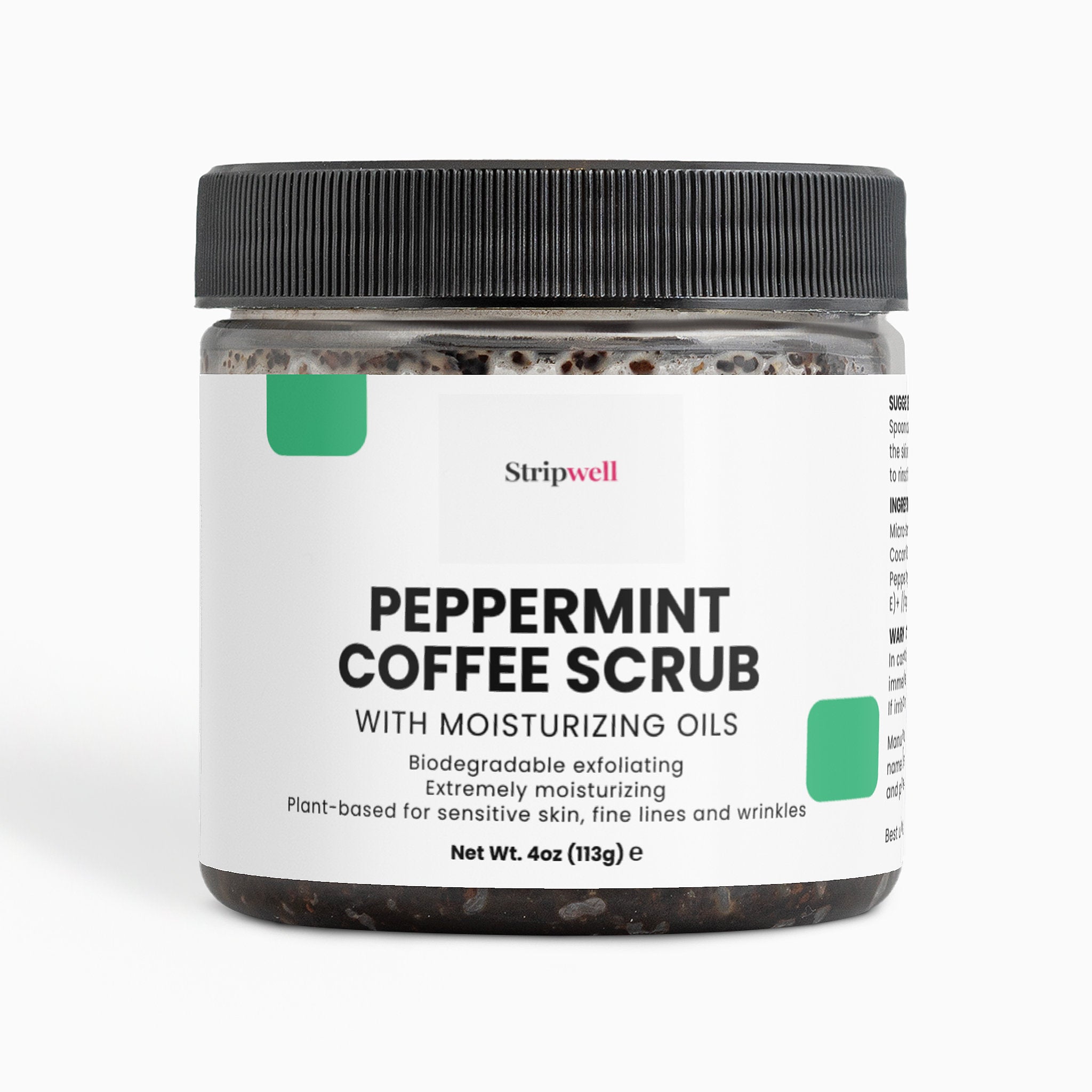 Peppermint Coffee Scrub — Topical | StripsWell