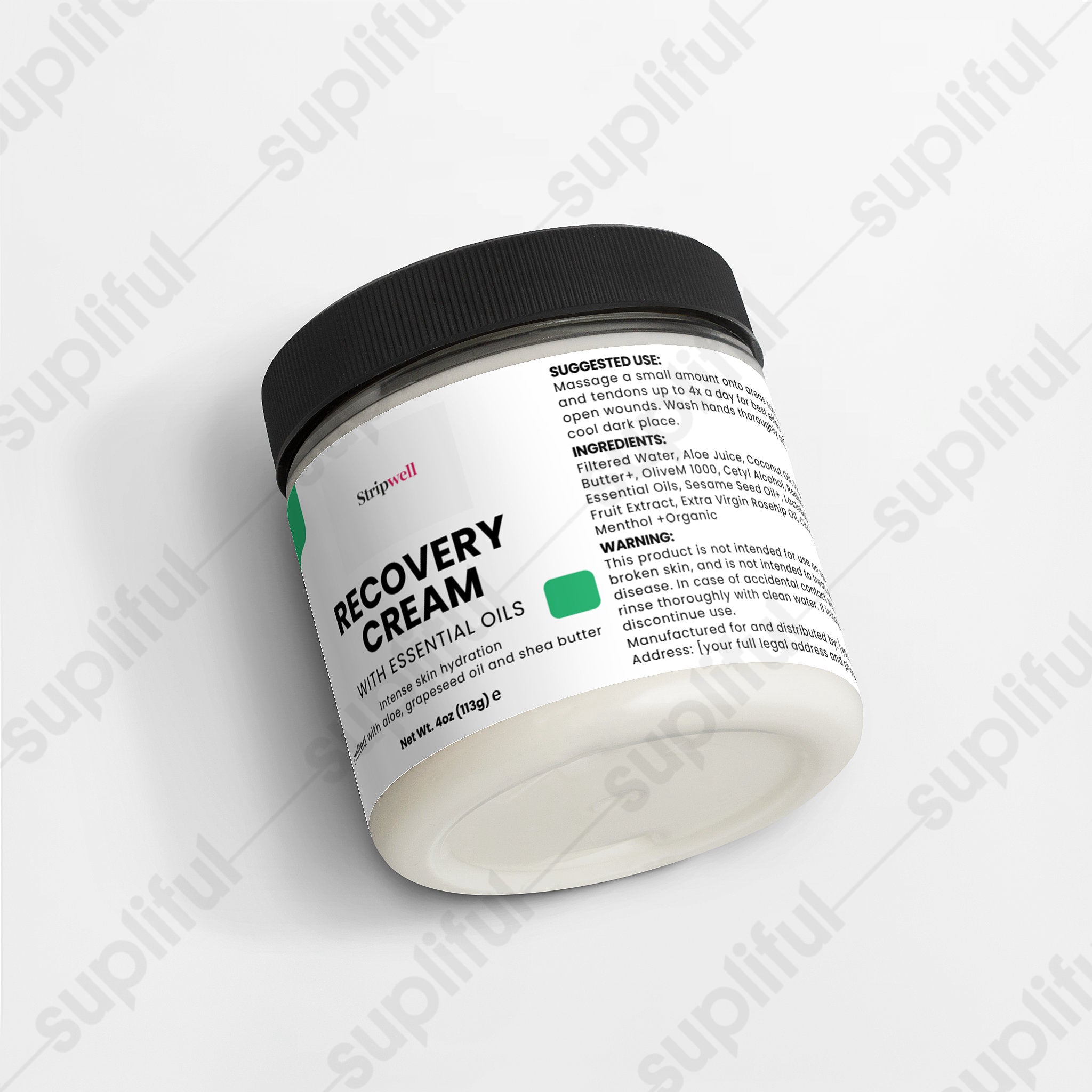 Recovery Cream — Topical (view 6) | StripsWell