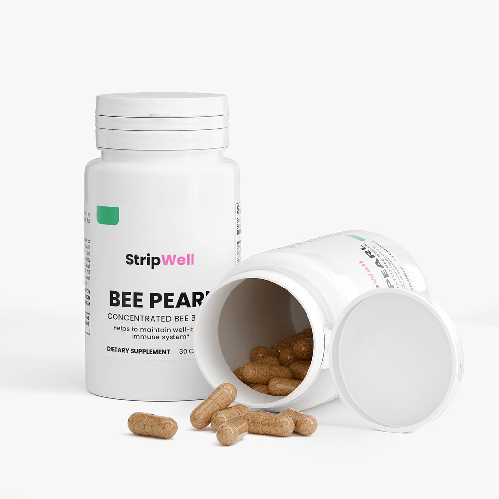 StripsWell Bee Pearl | Bee Bread, Vitamin C | Capsules | 60 Capsules