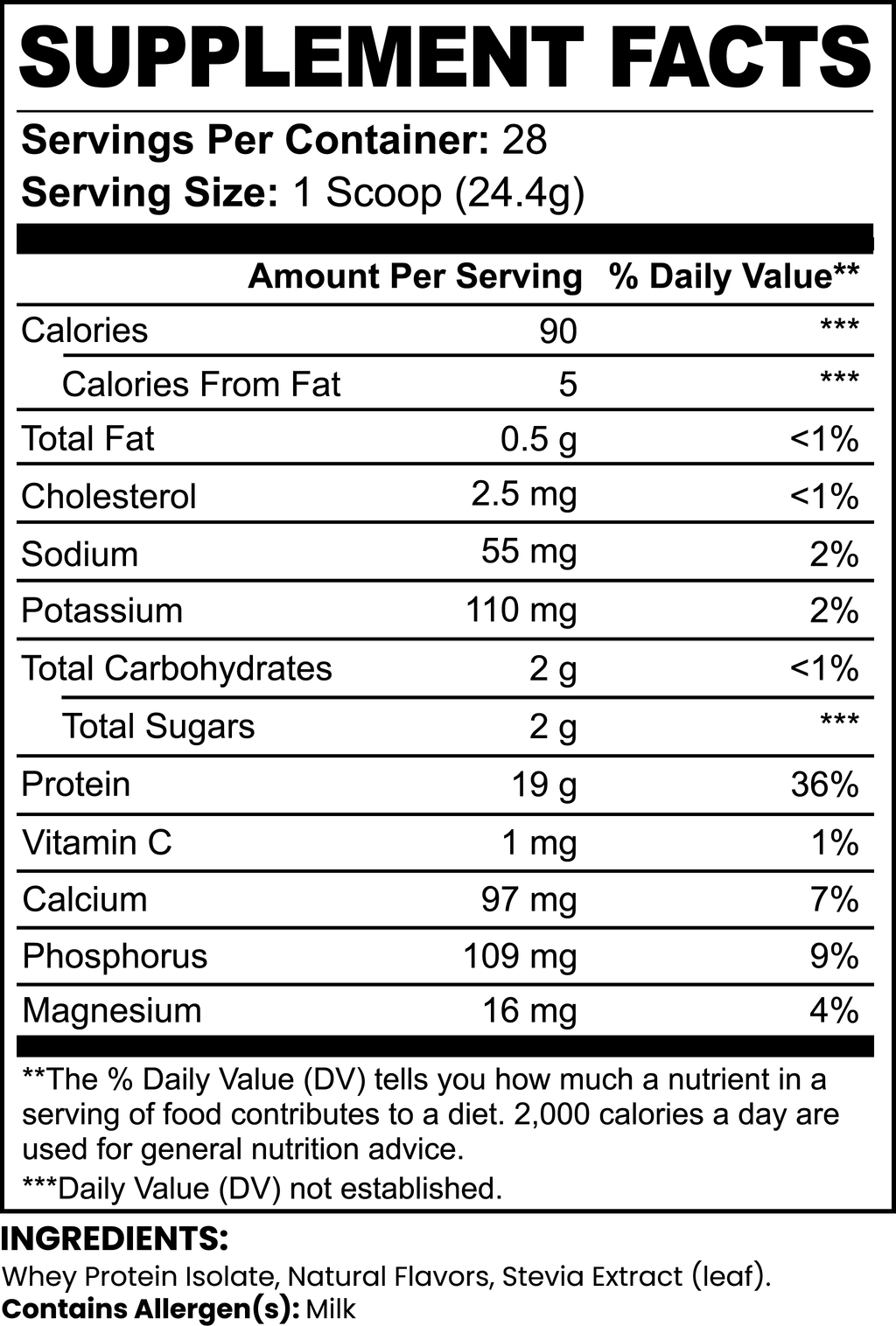 Pure3 100% Whey Protein Isolate (Vanilla) — Oral Strips (view 5) | StripsWell