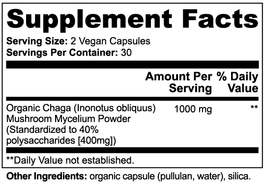 Chaga Mushroom — Oral Strips (view 5) | StripsWell