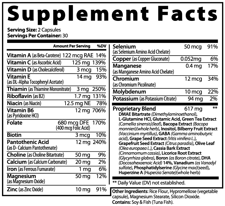 Brain & Focus Formula — Oral Strips (view 6) | StripsWell