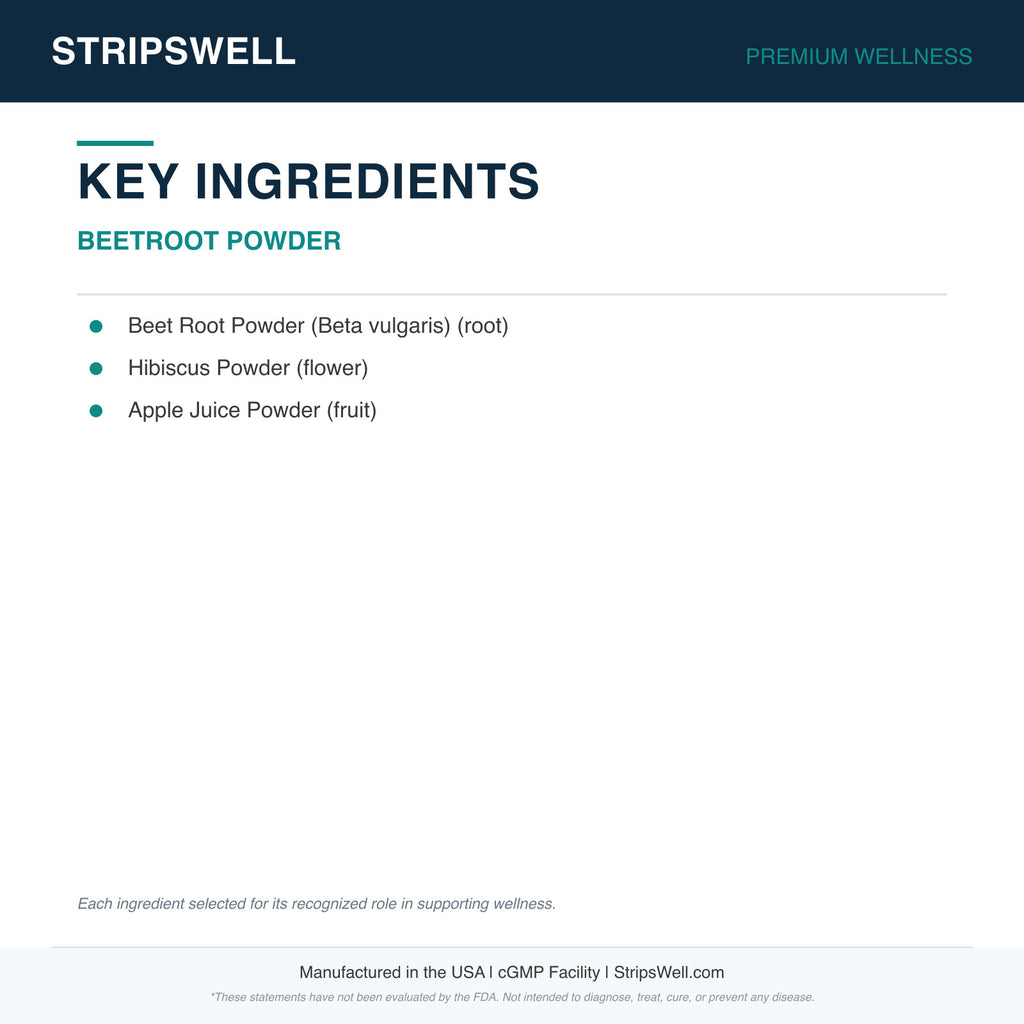 Beetroot Powder — Oral Strips (view 6) | StripsWell