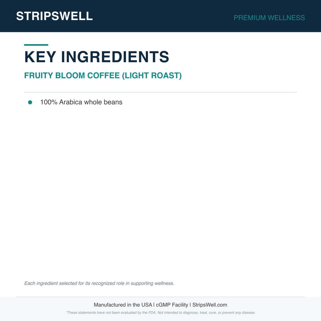 Fruity Bloom Coffee (Light Roast) — Powder (view 6) | StripsWell