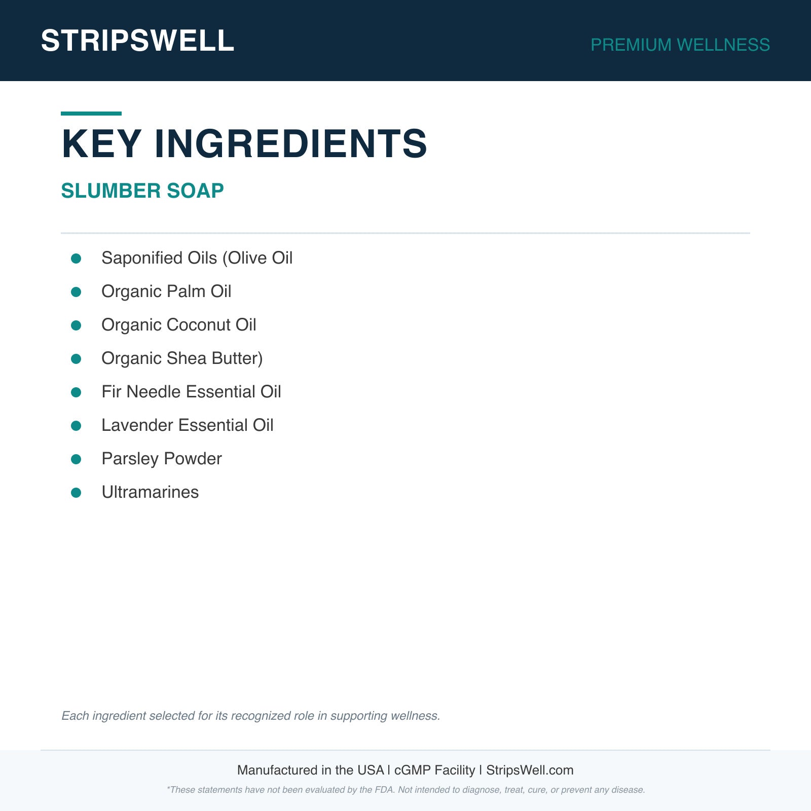 Slumber Soap — Oral Strips (view 6) | StripsWell